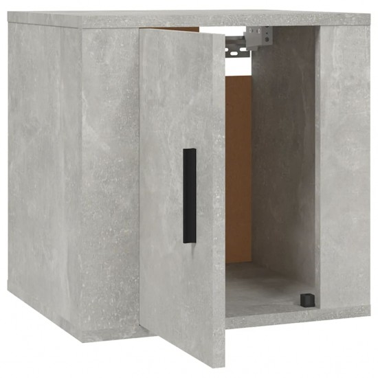 Sieninė televizoriaus spintelė, betono pilka, 40x34,5x40cm