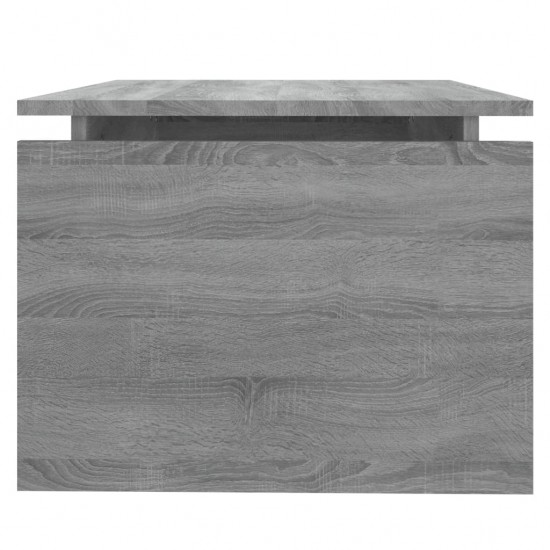 Kavos staliukas, pilkas ąžuolo, 68x50x38cm, apdirbta mediena