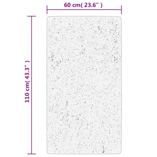 Galvūgalis su LED, tamsiai rudos, 200x5x118/128cm, audinys