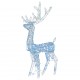 Kalėdinės dekoracijos elniai, 3vnt., 120cm, akrilas, šalti