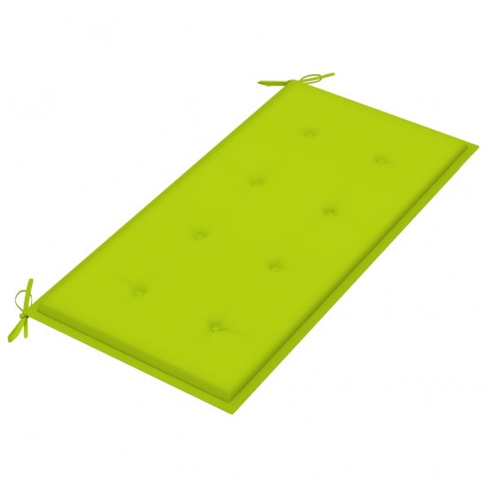 Sodo suoliuko pagalvėlė, ryškiai žalia, 100x50x3cm, audinys