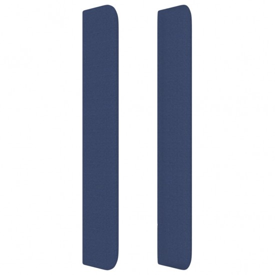 Galvūgalis su auselėmis, mėlynas, 93x16x118/128cm, audinys