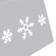Kalėdų eglutės stovo apvadas, sidabrinis ir baltas, 68x25cm