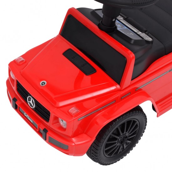 Paspiriamas vaikiškas automobilis Mercedes-Benz G63, raudonas