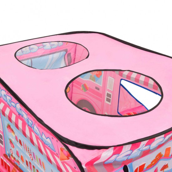 Vaikiška žaidimų palapinė, rožinės spalvos, 70x112x70cm