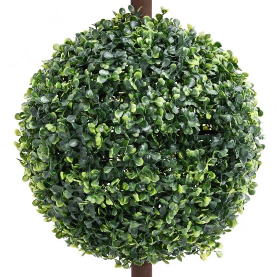 Dirbtinis buksmedis vazone, žalias, 118cm, rutulio formos