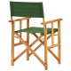 Režisieriaus kėdės, 2 vnt., žalios, akacijos medienos masyvas