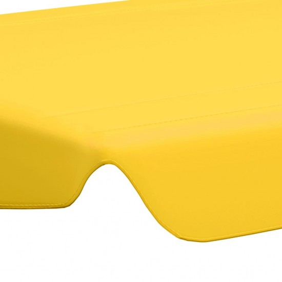 Pakaitinis skliautas sūpynėms, geltonas, 188/168x110/145 cm