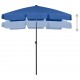 Paplūdimio skėtis, tamsiai mėlynos spalvos, 180x120cm