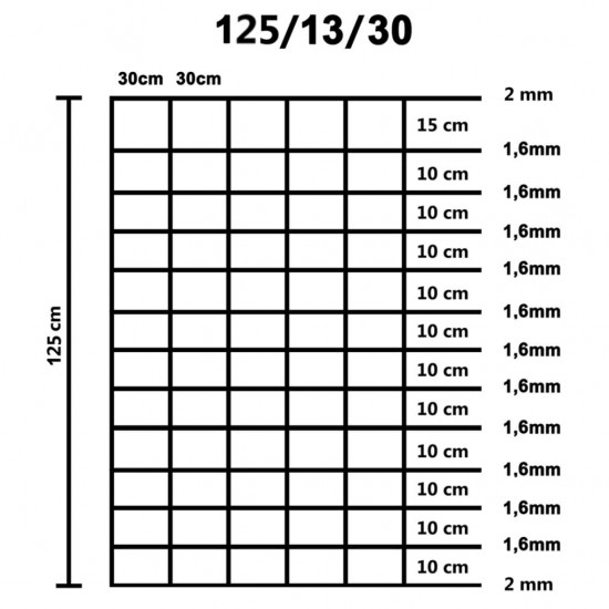 Sodo tvora, sidabrinės spalvos, 50x1,25m, galvanizuotas plienas