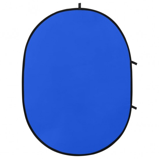 2-1 Studijos fonas, žalias ir mėlynas, 200x150cm, ovalus
