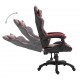 Žaidimų kėdė, raudonojo vyno spalvos, dirbtinė oda