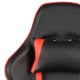 Pasukama žaidimų kėdė su pakoja, raudonos spalvos, PVC