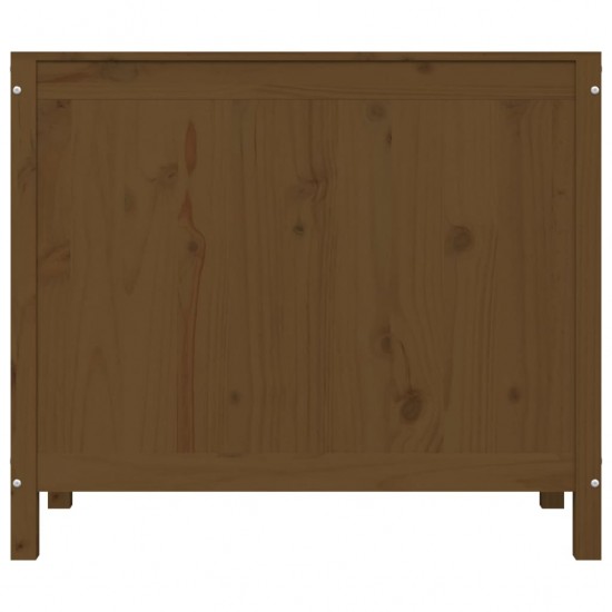 Skalbinių dėžė, medaus ruda, 88,5x44x76cm, pušies masyvas
