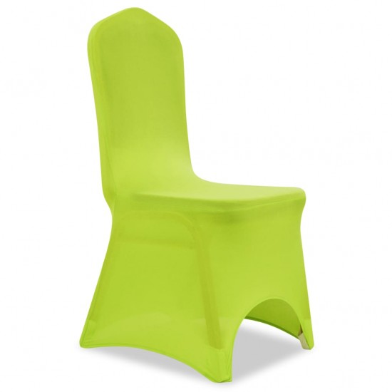 Tamprūs užvalkalai kėdėms, 6 vnt., Žalios spalvos