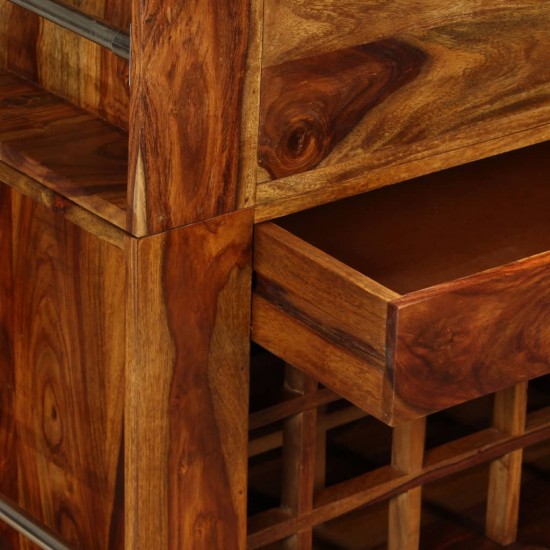 Baro spintelė, rausvosios dalbergijos mediena, 85x40x95 cm