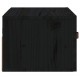 Prie sienos montuojama naktinė spintelė, juoda, 40x29,5x22cm