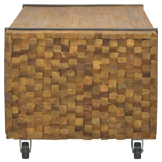 Kavos staliukas, 110x45x38cm, tikmedžio medienos masyvas