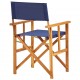 Režisieriaus kėdės, 2 vnt., mėlynos, akacijos medienos masyvas