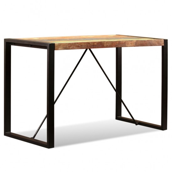 Valgomojo stalas, perdirbtos medienos masyvas, 120cm