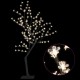 Kalėdinis medis su LED lemputėmis, 120cm, su vyšnių žiedais
