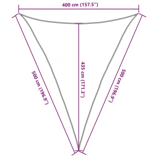 Uždanga nuo saulės, šviesiai žalia, 4x5x5m, HDPE, 160g/m²