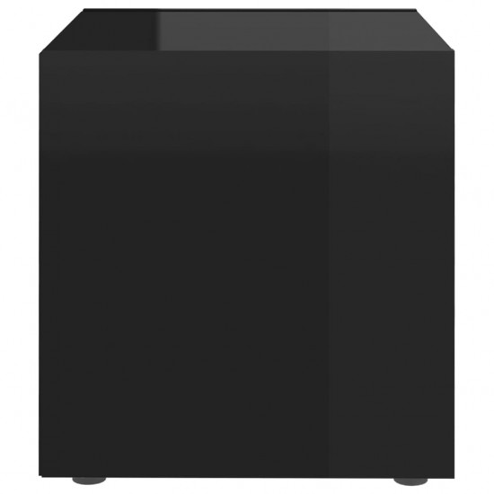 Televizoriaus spintelės, 4vnt., juodos, 37x35x37cm, MDP