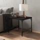 Kavos staliukas, juodos spalvos, 50x50x35cm, apdirbta mediena