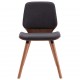 Valgomojo kėdės, 6vnt., pilkos spalvos, audinys (3x287384)