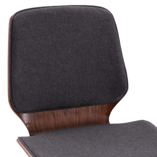 Valgomojo kėdės, 6vnt., pilkos spalvos, audinys (3x287384)