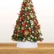 Kalėdų eglutės stovo apvadas, baltas, skersmuo 65x19,5cm