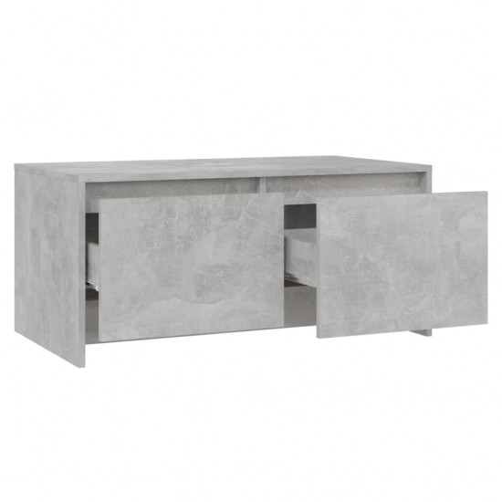 Kavos staliukas, betono pilkos spalvos, 90x50x41,5cm, MDP