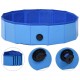Sulankstomas baseinas šunims, mėlynos spalvos, 80x20cm, PVC