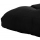Paletės pagalvėlė, juodos spalvos, 80x80x10cm, audinys