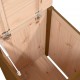 Skalbinių dėžė, medaus ruda, 44x44x66cm, pušies masyvas