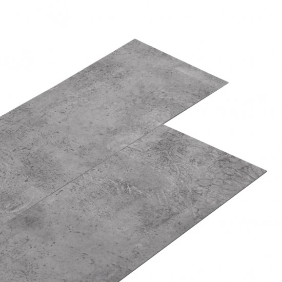 Grindų plokštės, betono rudos, PVC, 4,46m², 3mm, nelipnios