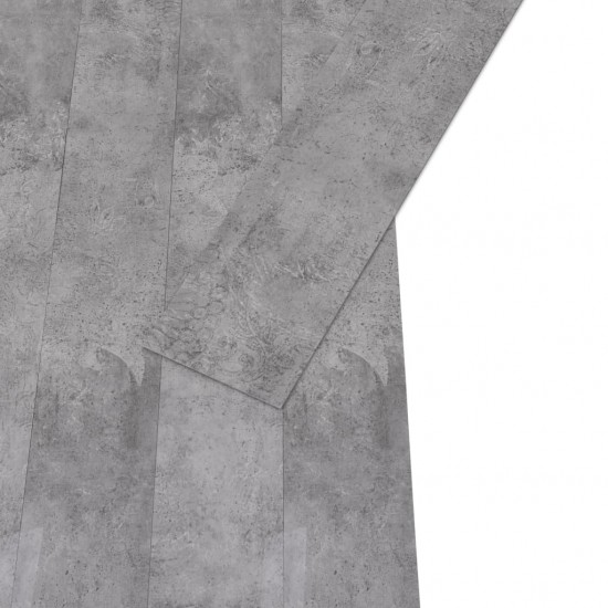 Grindų plokštės, betono rudos, PVC, 4,46m², 3mm, nelipnios