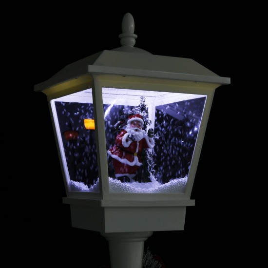 Kalėdinis gatvės žibintas su Kalėdų Seneliu, 180cm, LED