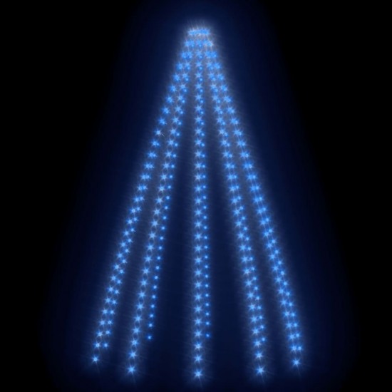Kalėdų eglutės girlianda su 250 mėlynų LED lempučių, 250cm
