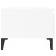 Šoninis staliukas, baltos spalvos, 50x46x35cm, mediena, blizgus