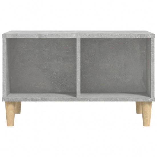 Kavos staliukas, betono pilkas, 60x50x36,5cm, apdirbta mediena