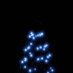 Kalėdų eglutė ant vėliavos stiebo, 180cm, 200 mėlynų LED