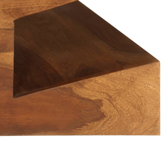 Kavos staliukas, 90x60x30cm, rausv. dalbergijos med. masyvas