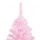 Dirbtinė Kalėdų eglutė su LED/žaisliukais, rožinė, 240cm, PVC