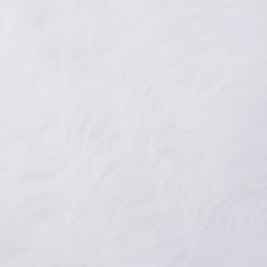 Kilimėlis po kalėdine eglute, baltas, 122cm, dirbtinis kailis