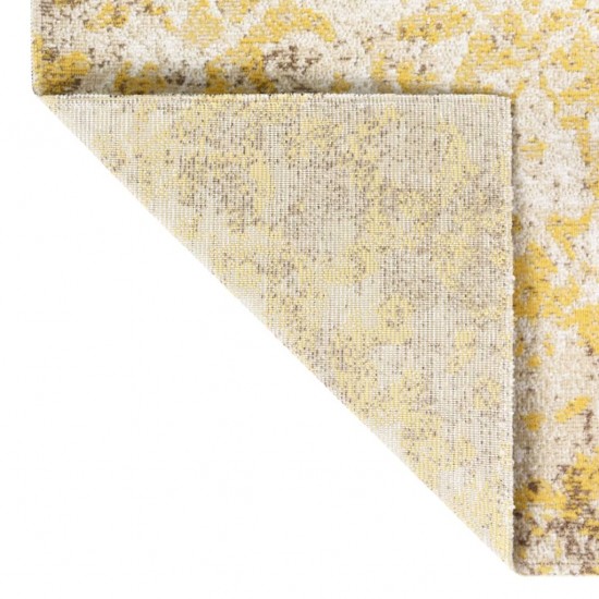 Lauko kilimas, geltonos spalvos, 100x200cm, plokščio pynimo