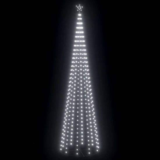 Kalėdų eglutė, 160x500cm, kūgio formos, 752 baltos LED lemputės