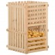 Bulvių dėžė, 50x50x80cm, pušies medienos masyvas
