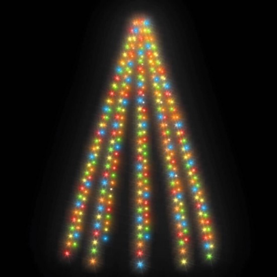 Kalėdų eglutės girlianda su 300 spalvotų LED lempučių, 300cm