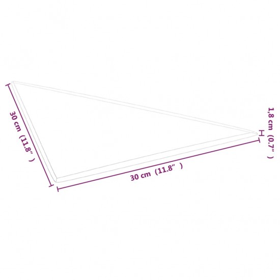 Sienų plokštės, 12vnt., rudos, 30x30cm, audinys, 0,54m²